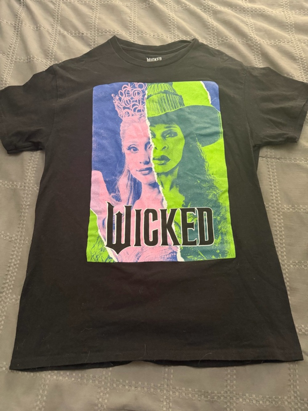 WICKED Graphic Tee with Split Portrait